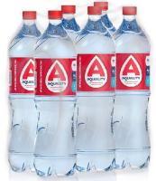 вода аквалити (aquality) 1,5л газированная (упаковка 6шт) доставка питьевой воды Аква-Люкс Трейдинг